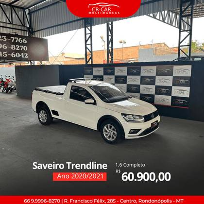 VOLKSWAGEN SAVEIRO 1.6 MSI TRENDLINE CS 8V FLEX 2P MANUAL VOLKSWAGEN SAVEIRO 1.6 MSI TRENDLINE CS 8V FLEX 2P MANUAL